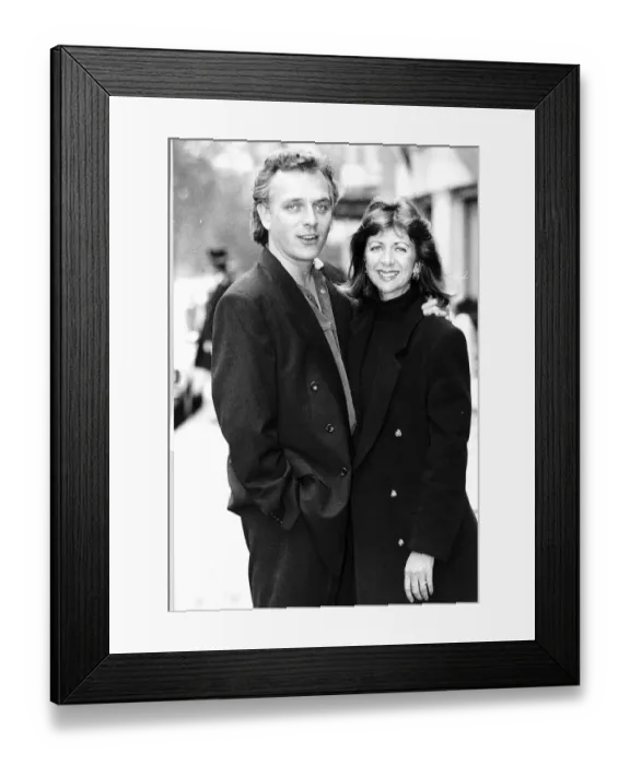 Framed Print : Marsha Fitzalan actress stars in the television series the New Statesman with Rik Mayall