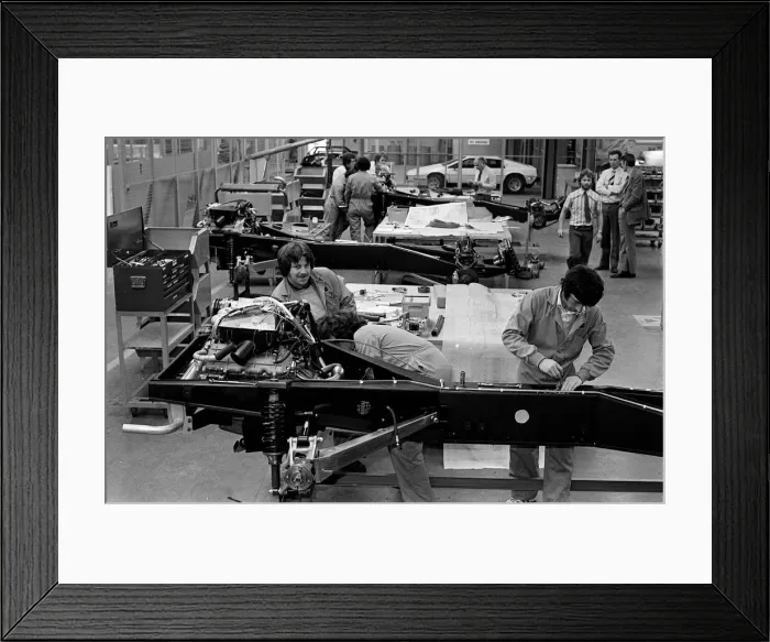 Framed Print : De Lorean Car Assembly Plant in Dumurry Belfast August 1980 It Framed Print : De Lorean Car Assembly Plant in Dumurry Belfast August 1980 It
