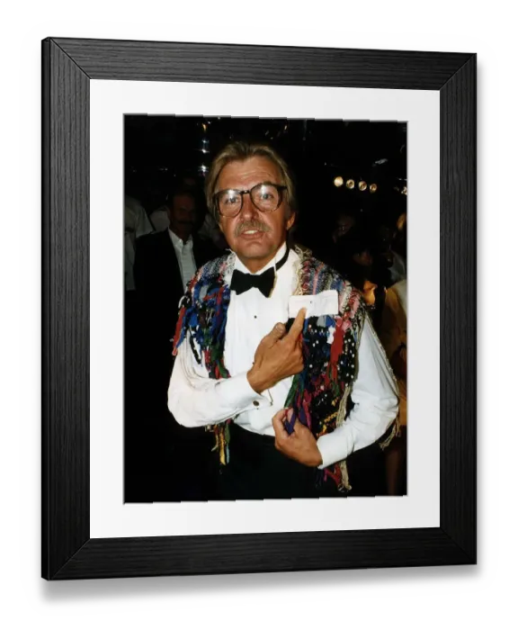 Framed Print : Tony Scannell At B A charity night at Stringfellows Actor Stars in TV series The Bill