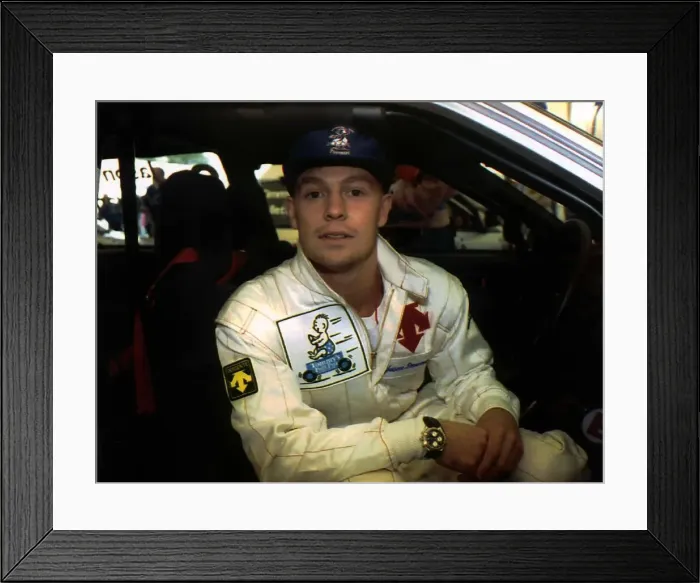 Framed Print : Jason Donovan Actor / Singer at Grand Prix motor racing Framed Print : Jason Donovan Actor / Singer at Grand Prix motor racing