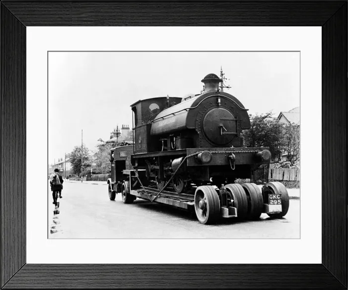 Framed Print : Most big factories had rail links and the largest ones had their own on-site networks