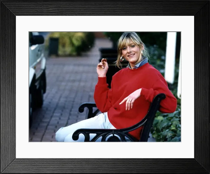 Framed Print : Sarah Lancashire actress Coronation Street