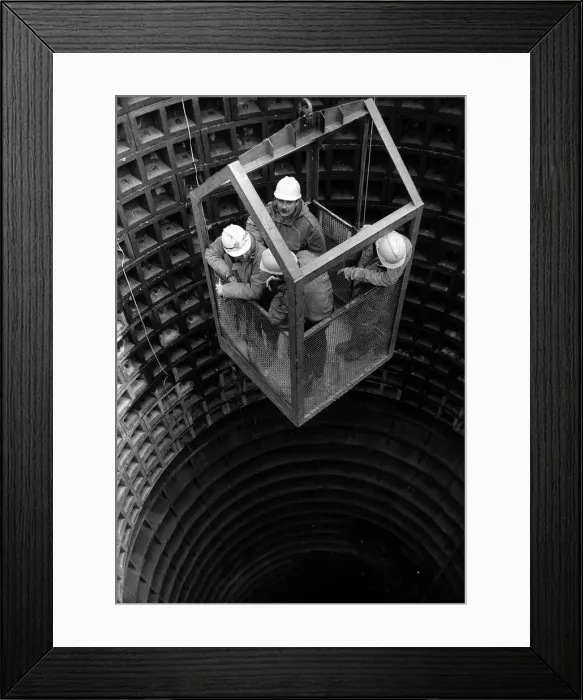Framed Print : Channel Tunnel December 1987 The man who will start to dig the Channel Tunnel Framed Print : Channel Tunnel December 1987 The man who will start to dig the Channel Tunnel