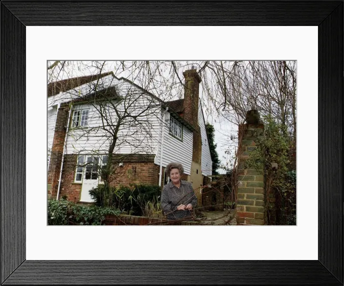 Framed Print : Molly Sugden actress who starred as Mrs Slocombe in Are You Being Served and Grace