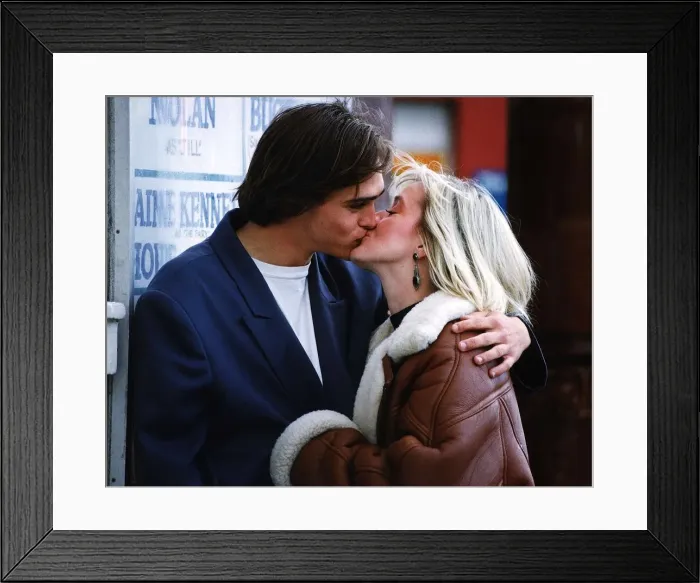 Framed Print : Les Hill actor plays Blake in television soap opera Home Framed Print : Les Hill actor plays Blake in television soap opera Home