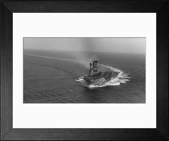 Framed Print : HMS Ark Royal steaming in the English Channel. September 1970 Framed Print : HMS Ark Royal steaming in the English Channel. September 1970