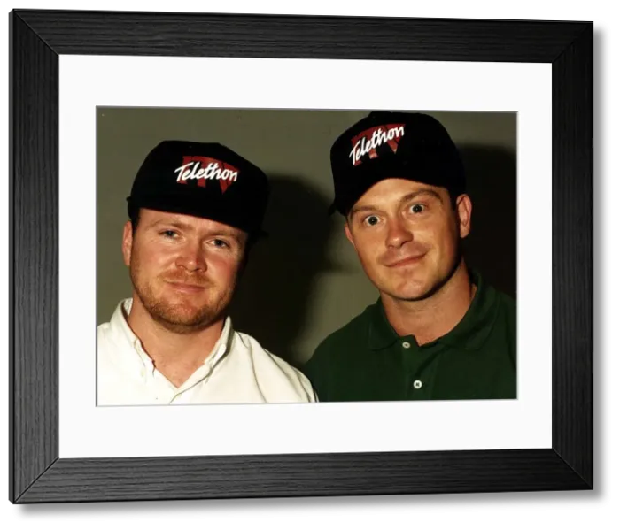 Framed Print : Steve McFadden actor left with his co star Ross Kemp from Eastenders soap opera Framed Print : Steve McFadden actor left with his co star Ross Kemp from Eastenders soap opera