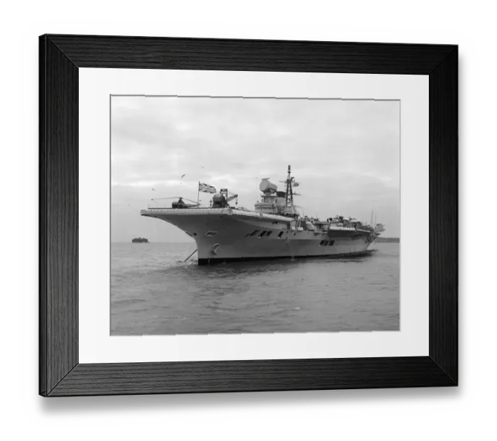 Framed Print : Ships Royal Navy Aircraft Carrier HMS Victorious August 1959 at anchor in the Solent Framed Print : Ships Royal Navy Aircraft Carrier HMS Victorious August 1959 at anchor in the Solent