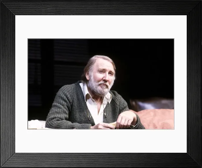 Framed Print : Leslie Phillips actor stars in the stage play of Painting Churches Framed Print : Leslie Phillips actor stars in the stage play of Painting Churches