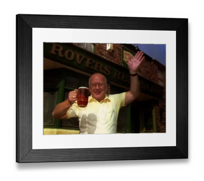 Framed Print : Roy Barraclough Actor plays Alec Gilroy in Coronation Street Framed Print : Roy Barraclough Actor plays Alec Gilroy in Coronation Street