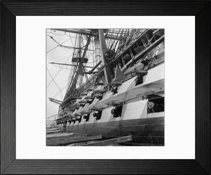 Framed Print : HMS Victory, the Battle of Trafalgar flagship of Lord Nelson Framed Print : HMS Victory, the Battle of Trafalgar flagship of Lord Nelson