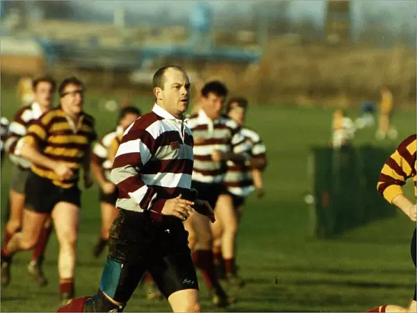 Ross Kemp Actor playing rugby