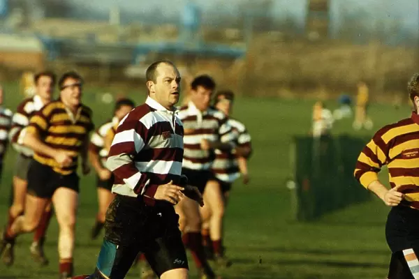 Ross Kemp Actor playing rugby