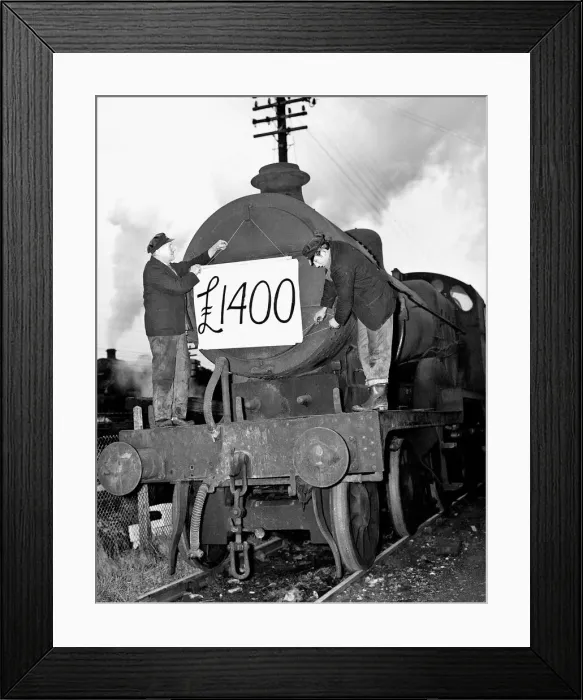 Framed Print : As British Railways bring in to operation their new diesel Framed Print : As British Railways bring in to operation their new diesel
