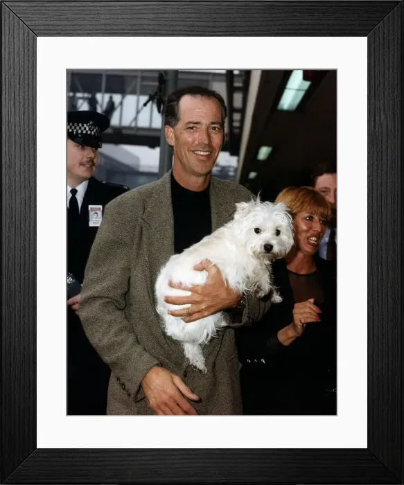 Framed Print : Michael Barrymore comedian TV presenter with his wife Framed Print : Michael Barrymore comedian TV presenter with his wife