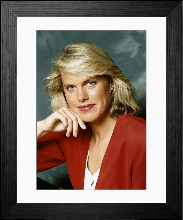 Framed Print : Anna Walker TV Presenter Framed Print : Anna Walker TV Presenter