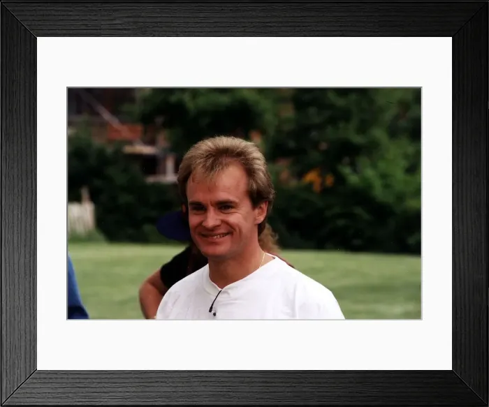 Framed Print : Bobby Davro Tv Presenter Comedian may 1994 Framed Print : Bobby Davro Tv Presenter Comedian may 1994