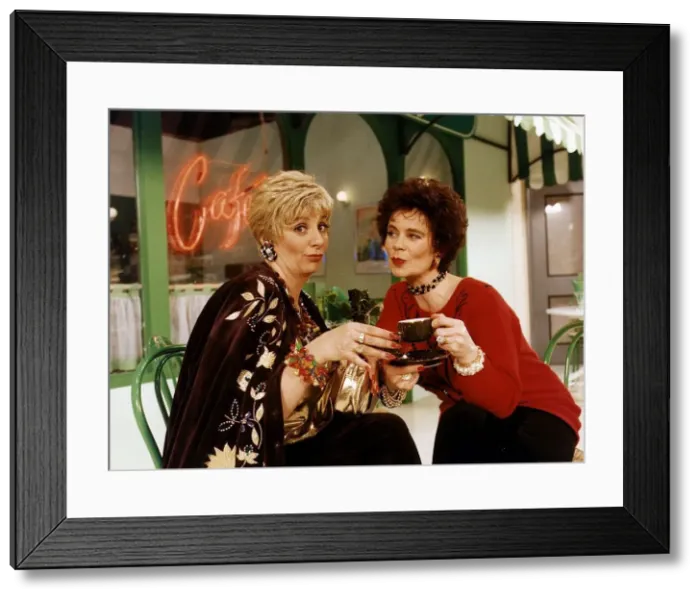 Framed Print : Victoria Wood comedienne performs her own version of Soap Eldorado December 1992 Framed Print : Victoria Wood comedienne performs her own version of Soap Eldorado December 1992