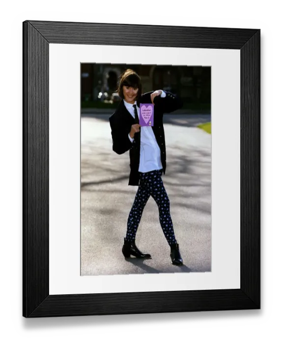 Framed Print : Ellis Ward Tv presenter for Childrens program You Bet
