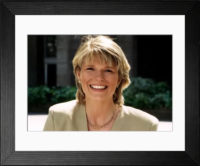 Framed Print : Alison Holloway tv presenter gets an American tv deal
