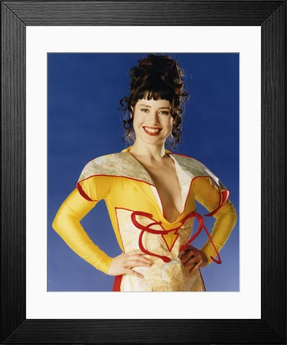 Framed Print : Katie Puckrik TV Presenter of The Word February 1993