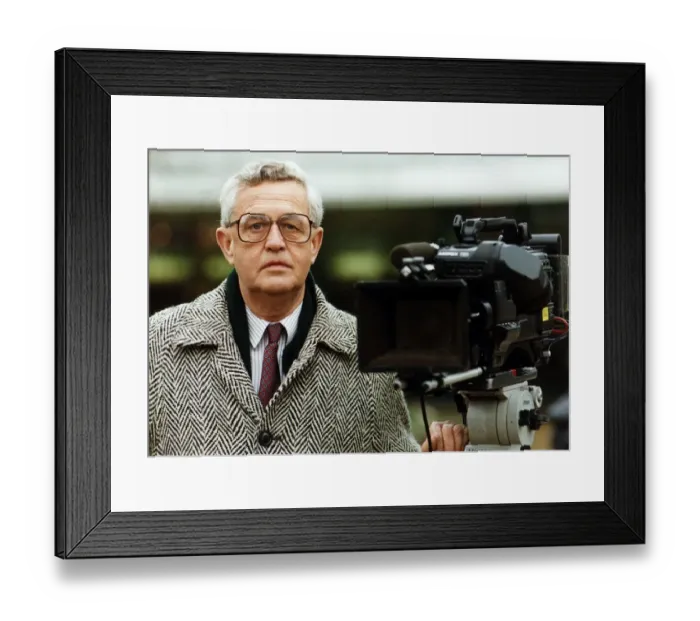 Framed Print : John Cole TV Presenter - Reporter - BBC Framed Print : John Cole TV Presenter - Reporter - BBC