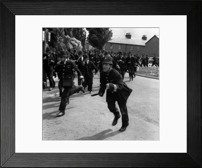 Framed Print : Norman Wisdom Comedian July 1962 in a scene from the film On the Beat A©mirrorpix Framed Print : Norman Wisdom Comedian July 1962 in a scene from the film On the Beat A©mirrorpix