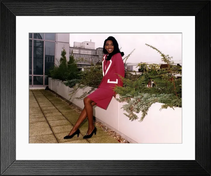Framed Print : Chrystal Rose TV Presenter Chat show Host at Carlton TV Framed Print : Chrystal Rose TV Presenter Chat show Host at Carlton TV