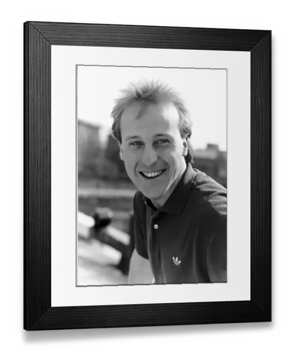 Framed Print : Mike Brosnan TV presenter