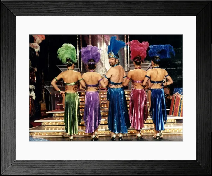 Framed Print : Noel Edmonds Tv Presenter in drag during one of his Saturday Roadshows Framed Print : Noel Edmonds Tv Presenter in drag during one of his Saturday Roadshows