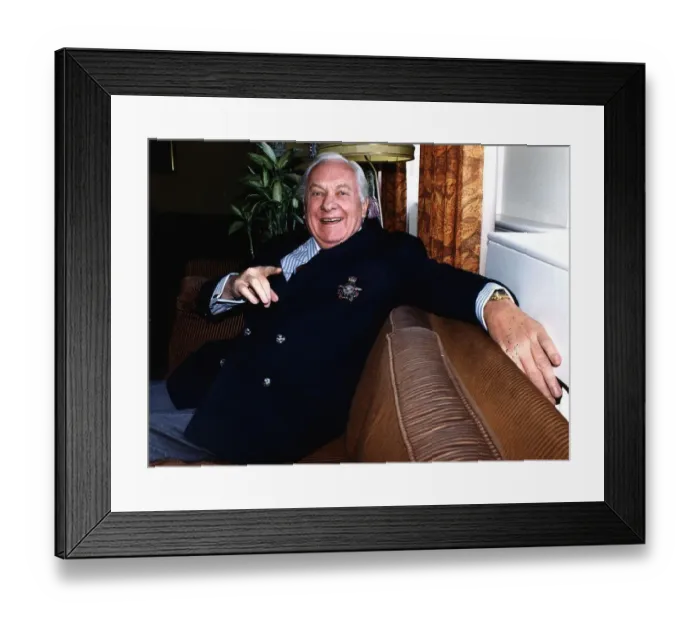 Framed Print : Hughie Green Comedian Actor and TV Presenter Framed Print : Hughie Green Comedian Actor and TV Presenter