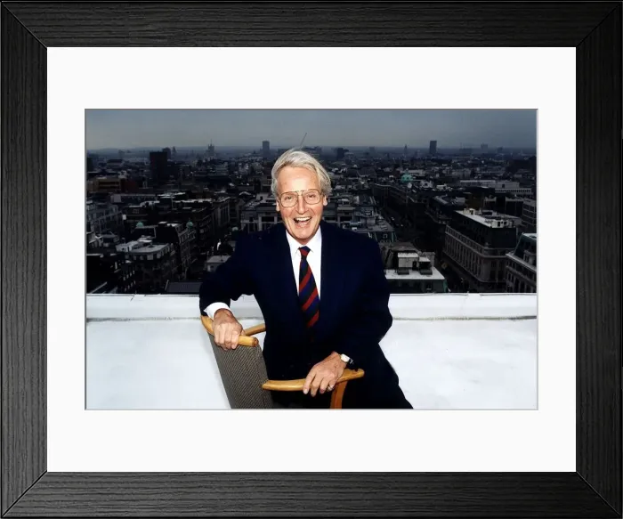 Framed Print : Nicholas Parsons Tv Presenter