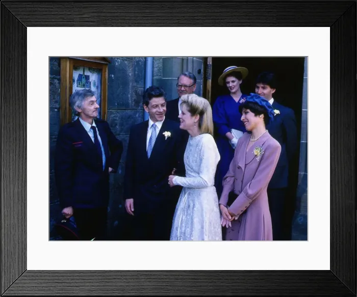 Framed Print : Scene from TV programme Take The High Road March 1991 Framed Print : Scene from TV programme Take The High Road March 1991
