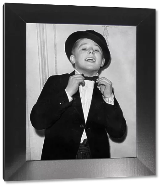 Ernie Wise aged 13 years old, young comedian & son of a parcel porter on Leeds central