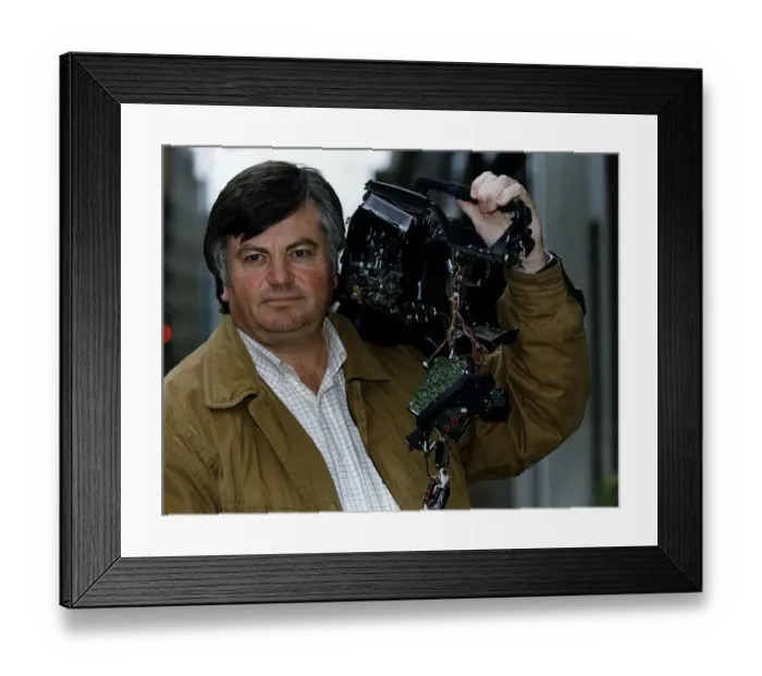 Framed Print : Roger Cook tv presenter and investigative journallist