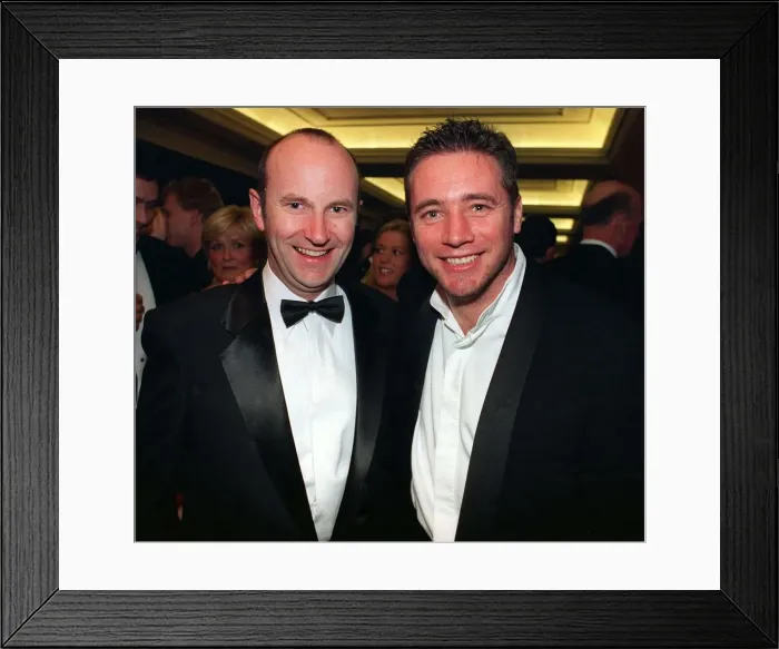 Framed Print : Fred MacAulay and Ally McCoist February 1998 Scottish Peoples Film Festival Framed Print : Fred MacAulay and Ally McCoist February 1998 Scottish Peoples Film Festival
