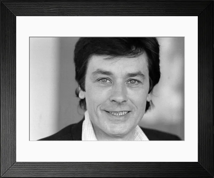 Framed Print : Alain Delon May 1983 french actor Framed Print : Alain Delon May 1983 french actor