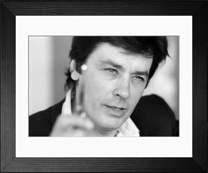 Framed Print : Alain Delon May 1983 French actor Framed Print : Alain Delon May 1983 French actor
