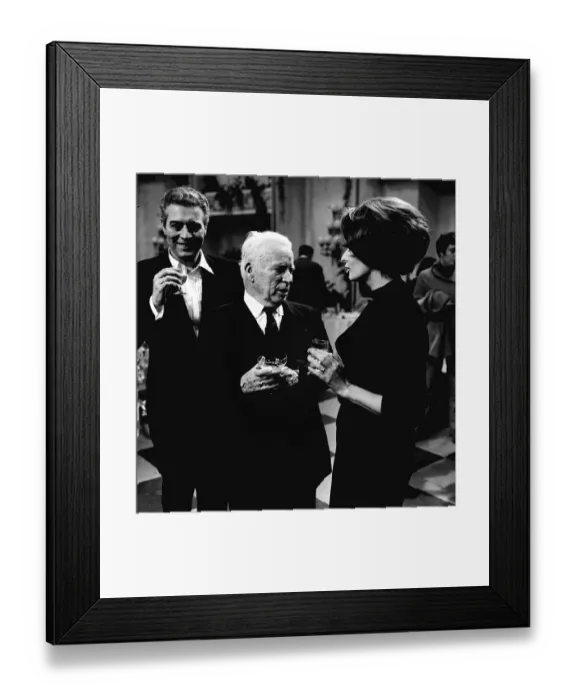 Framed Print : Charlie Chaplin Silent Comedy Actor - April 1966 celebrates his 77th Birthday Framed Print : Charlie Chaplin Silent Comedy Actor - April 1966 celebrates his 77th Birthday