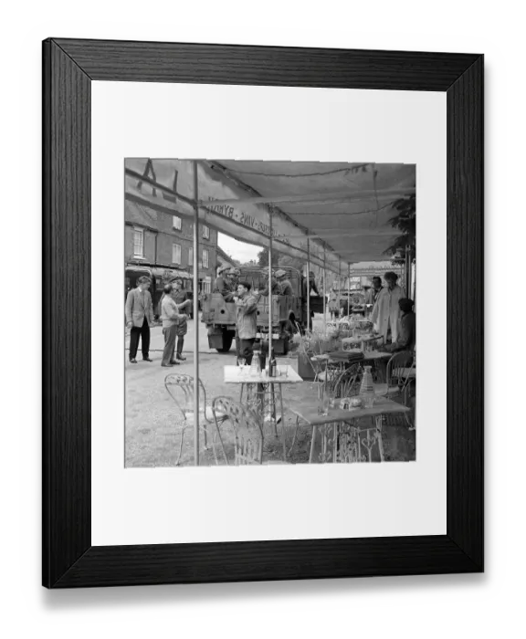 Framed Print : Actor Norman Wisdom during the Making of the film The Square Peg