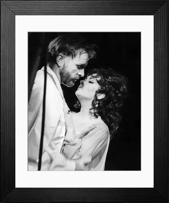 Framed Print : Richard Burton actor and wife Elizabeth Taylor in a play at The Oxford University Framed Print : Richard Burton actor and wife Elizabeth Taylor in a play at The Oxford University