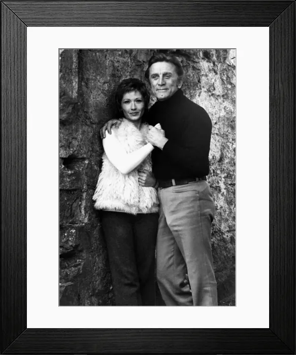 Framed Print : Kirk Douglas and Marlene Joubert in Oban 1971 filming Catch Me a Spy Framed Print : Kirk Douglas and Marlene Joubert in Oban 1971 filming Catch Me a Spy