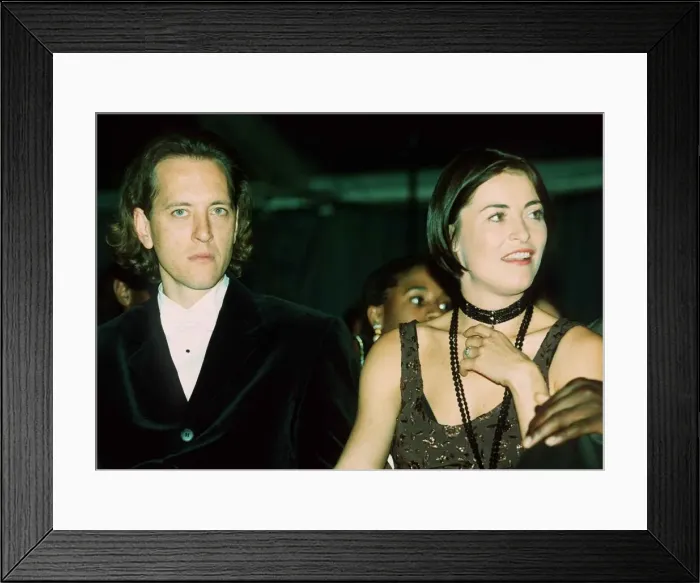 Framed Print : Actress Amanda Donohoe and Richard E Grant 1993 at London Fashion Awards Framed Print : Actress Amanda Donohoe and Richard E Grant 1993 at London Fashion Awards