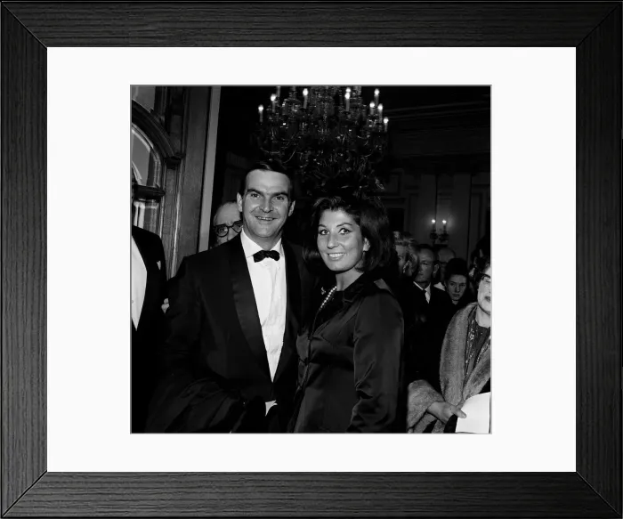 Framed Print : Stanley Baker with singer Alma Cogan December 1963 at the film premier of Its a Mad Mad Framed Print : Stanley Baker with singer Alma Cogan December 1963 at the film premier of Its a Mad Mad