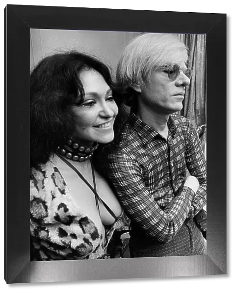 Andy Warhol American pop artist and film director 1971