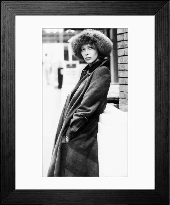 Framed Print : Sylvia Kristel Dutch actress 1974
