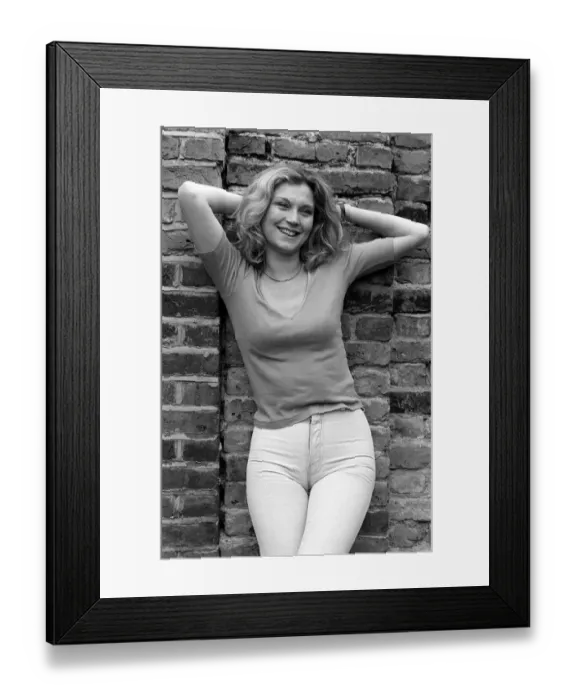 Framed Print : Amanda Redman Actress - August 1981
