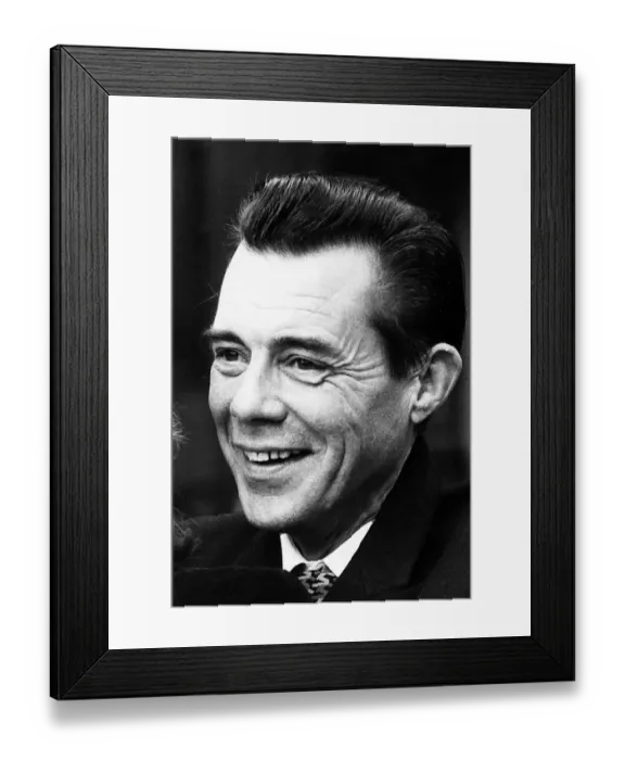 Framed Print : Dirk Bogarde British actor 1974 Framed Print : Dirk Bogarde British actor 1974