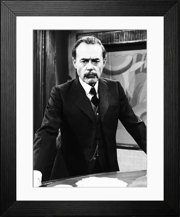 Framed Print : Terence Alexander Actor Stars In The Unpleasantness At The Bellona Club November