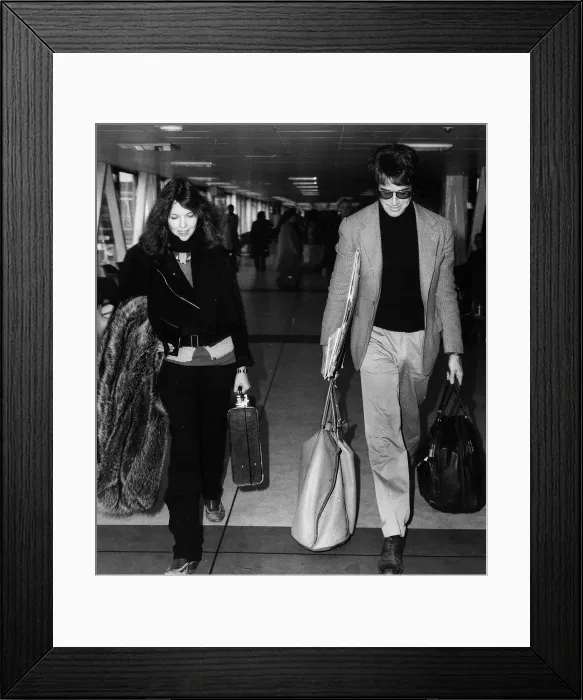 Framed Print : Warren Beatty actor with Diane Keaton 1979 Framed Print : Warren Beatty actor with Diane Keaton 1979